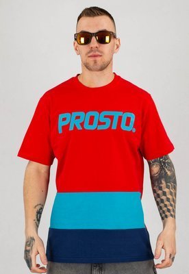 T-shirt Prosto Bel czerwony