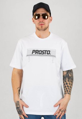 T-shirt Prosto Bench biały