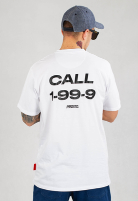 T-shirt Prosto Callme biały