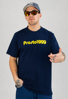 T-shirt Prosto Deco granatowy
