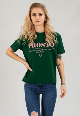 T-shirt Prosto Doji zielony