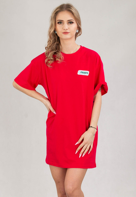 T-shirt Prosto Dress Simplo czerwony
