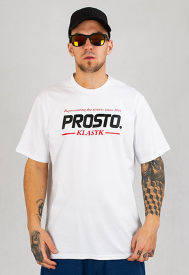 T-shirt Prosto Krack biały