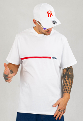 T-shirt Prosto Longstrip biały