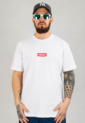 T-shirt Prosto Redbox biały
