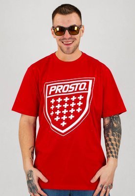 T-shirt Prosto Shield XX czerwony