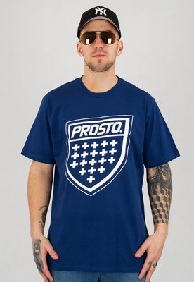 T-shirt Prosto Shield XX granatowy