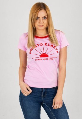 T-shirt Prosto Shines różowy