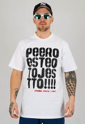 T-shirt Prosto Toesto biały
