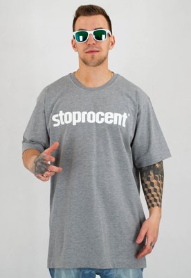 T-shirt Stoprocent Baggy Simple 19 szary