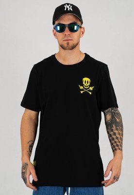 T-shirt Stoprocent Regular Smiley czarny