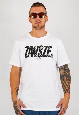 T-shirt Stoprocent Regular Zawsze Za 19 biały