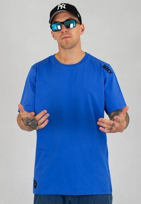 T-shirt Stoprocent Small Sto niebiesko czarny