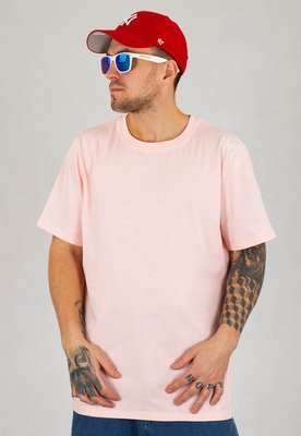 T-shirt Stoprocent Small Tag różowo biały