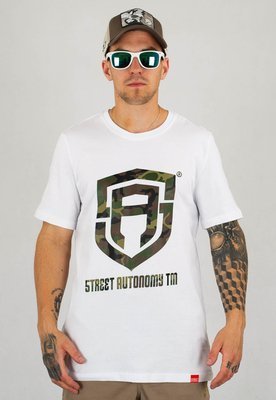 T-shirt Street Autonomy Camo biały