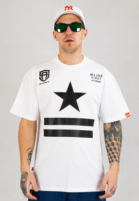 T-shirt Street Autonomy Major SA biały