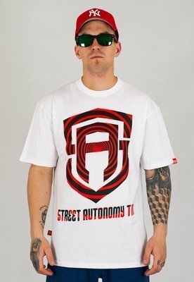 T-shirt Street Autonomy Spirala biały