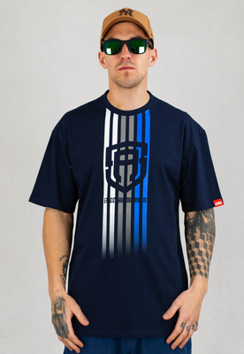 T-shirt Street Autonomy Stripes Vertlines niebieski