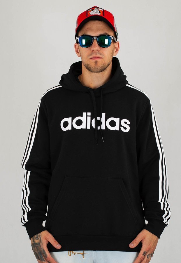 Bluza Adidas Essential 3-Stripes DQ3096 czarna