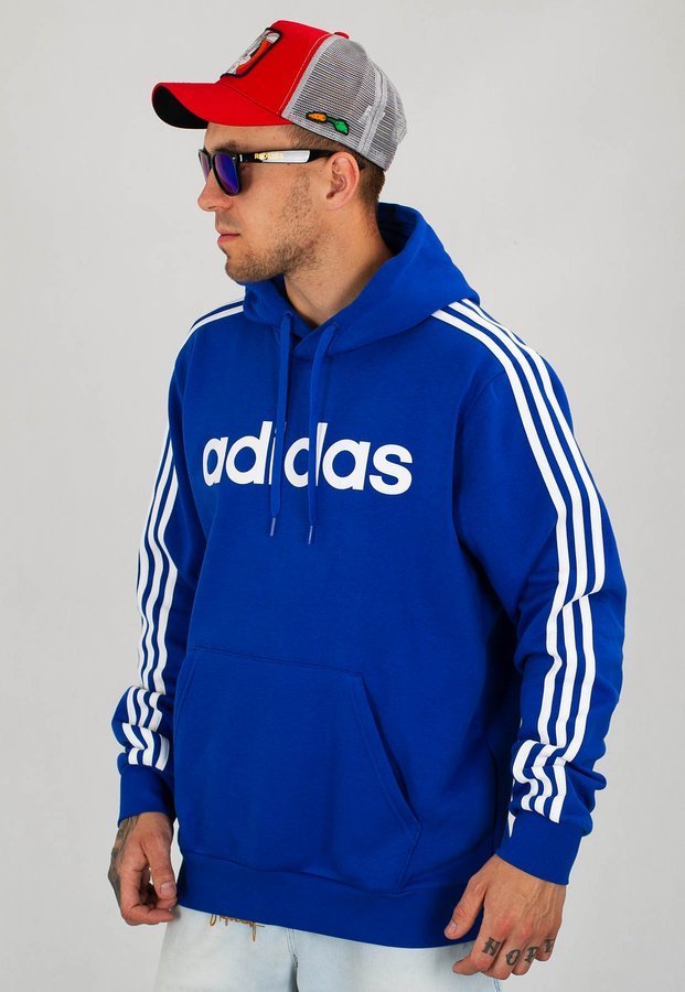 Bluza Adidas Essential 3-Stripes GD5376 niebieska