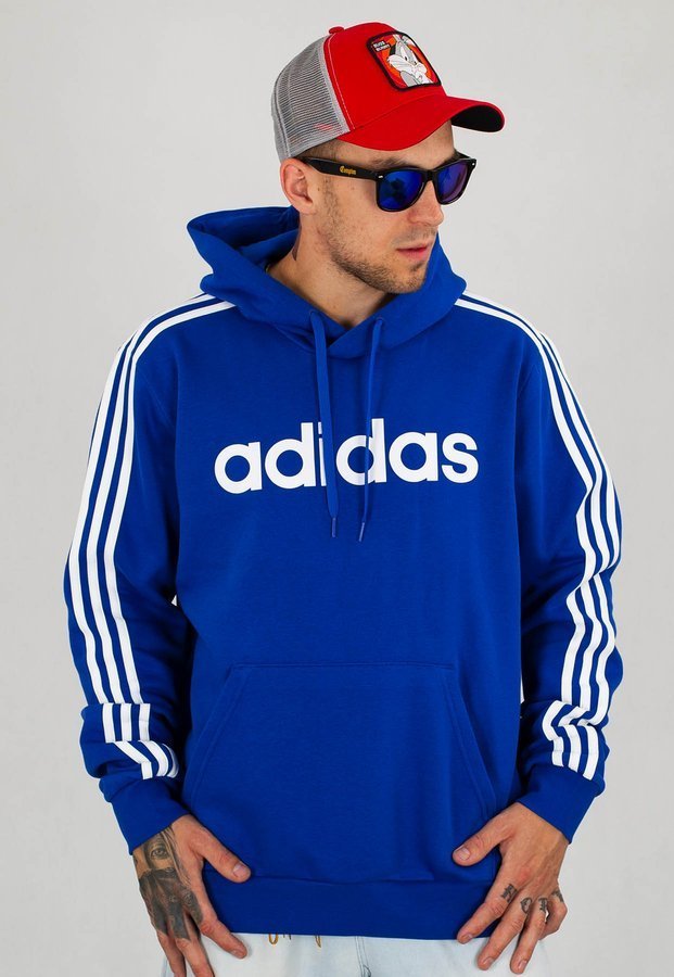 Bluza Adidas Essential 3-Stripes GD5376 niebieska