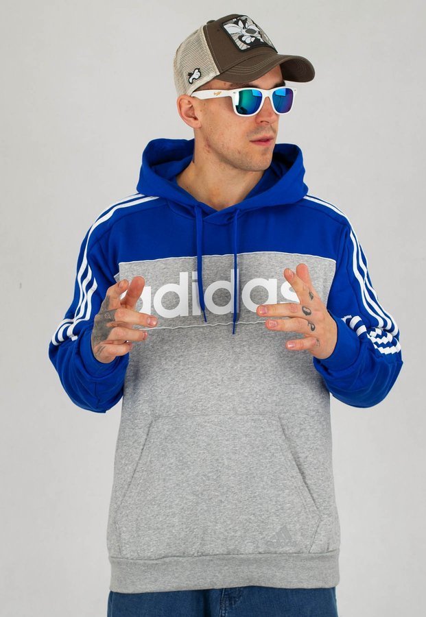 Bluza Adidas Essentials GD5476 niebiesko szara