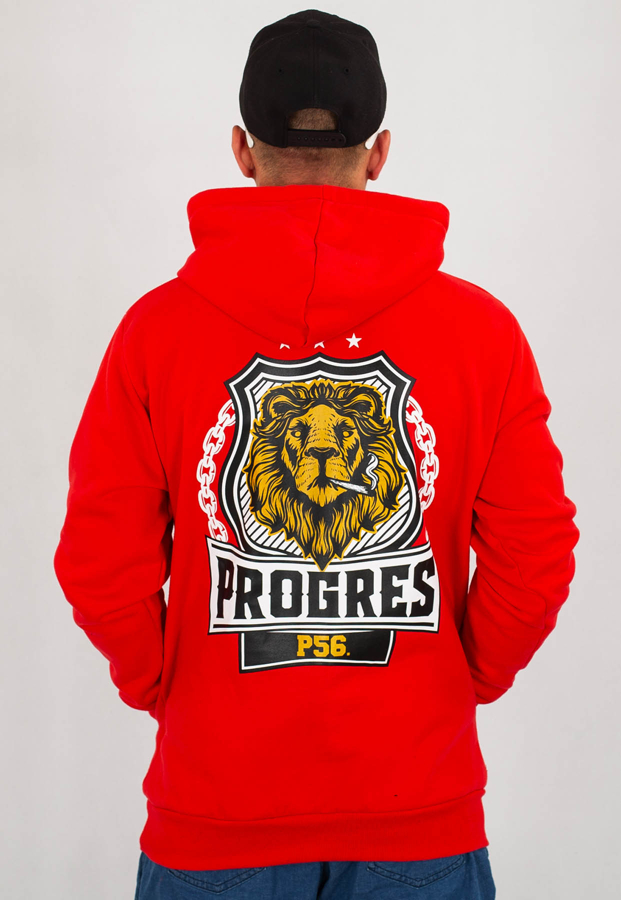 Bluza Dudek P56 Progres Lion czerwona