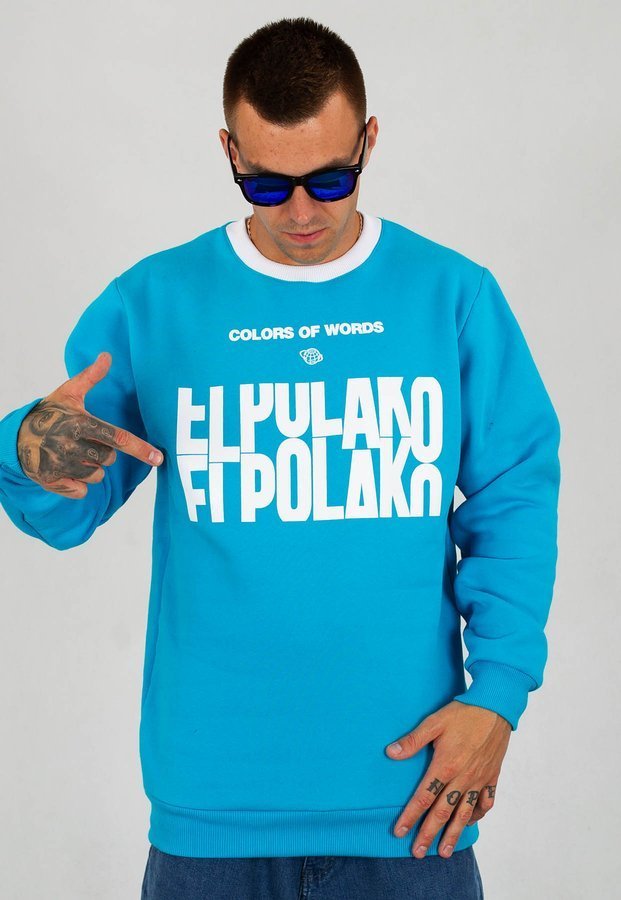 Bluza El Polako Slotmachine błękitna