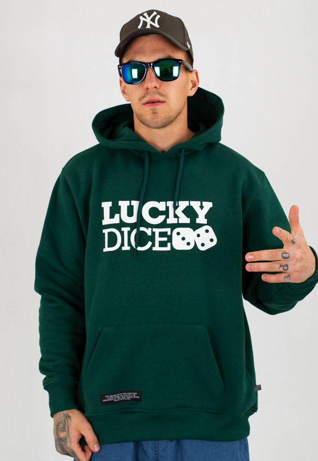 Bluza Lucky Dice Classic butelkowa zieleń