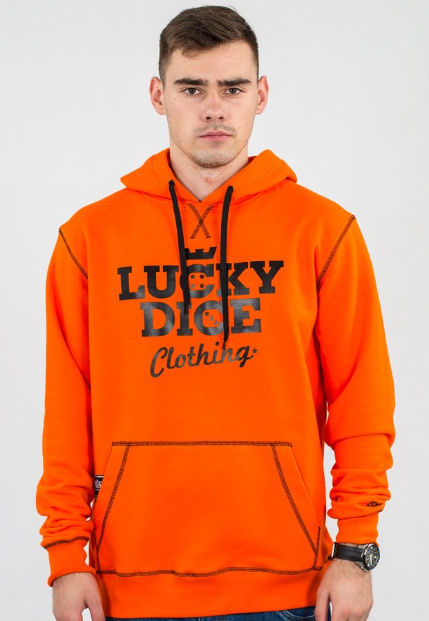 Bluza Lucky Dice Classic pomarańczowa