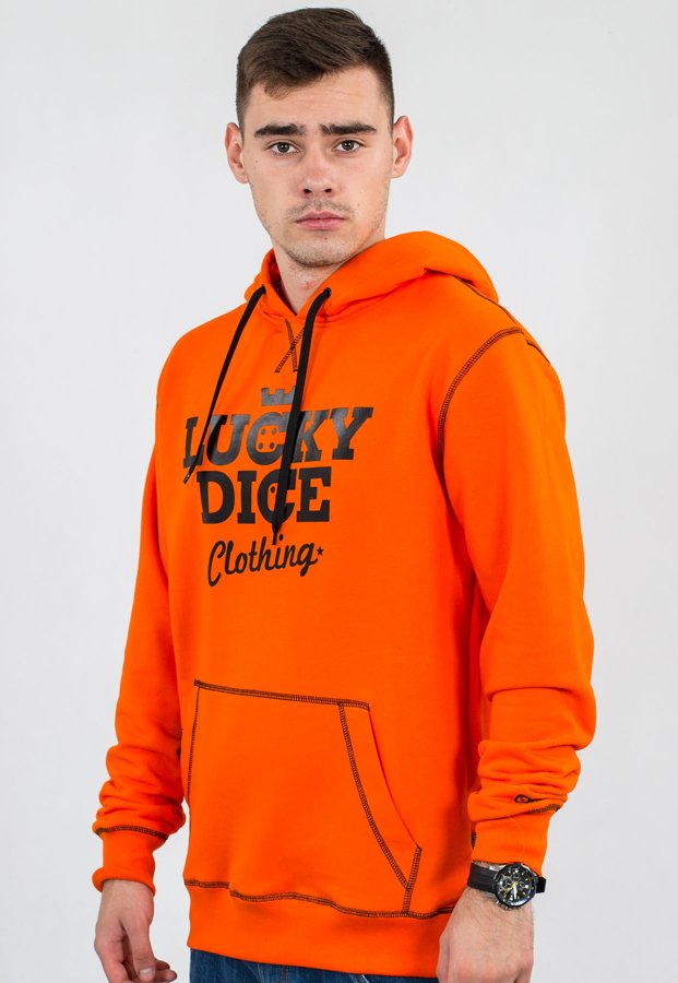 Bluza Lucky Dice Classic pomarańczowa