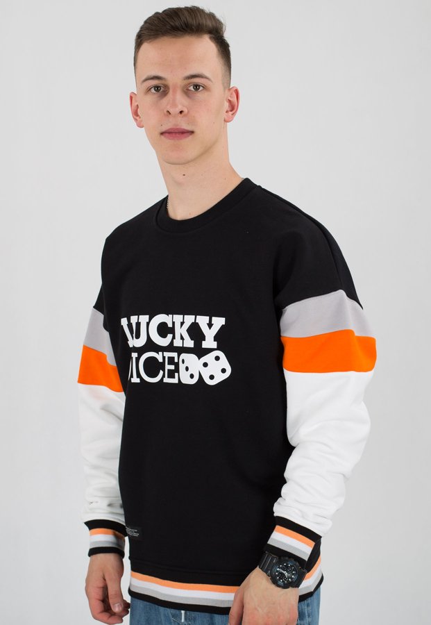 Bluza Lucky Dice Logo Colour czarno biała