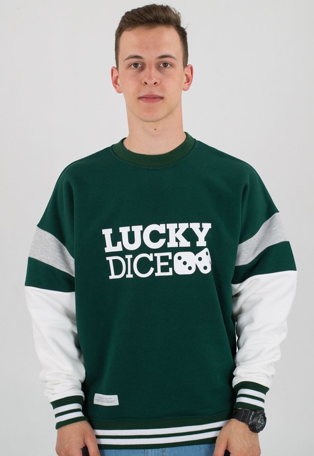 Bluza Lucky Dice Logo Colour zielona