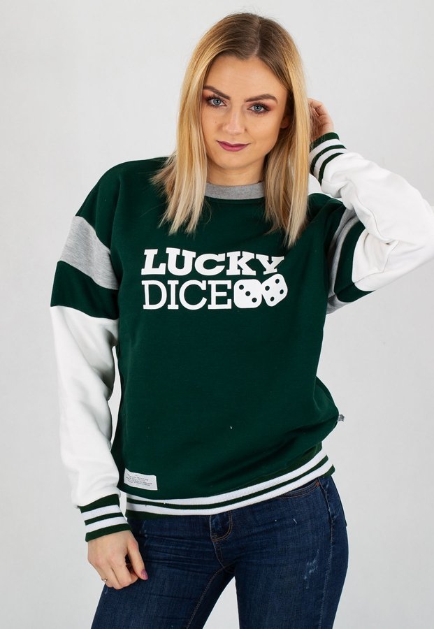 Bluza Lucky Dice Logo Colour zielona