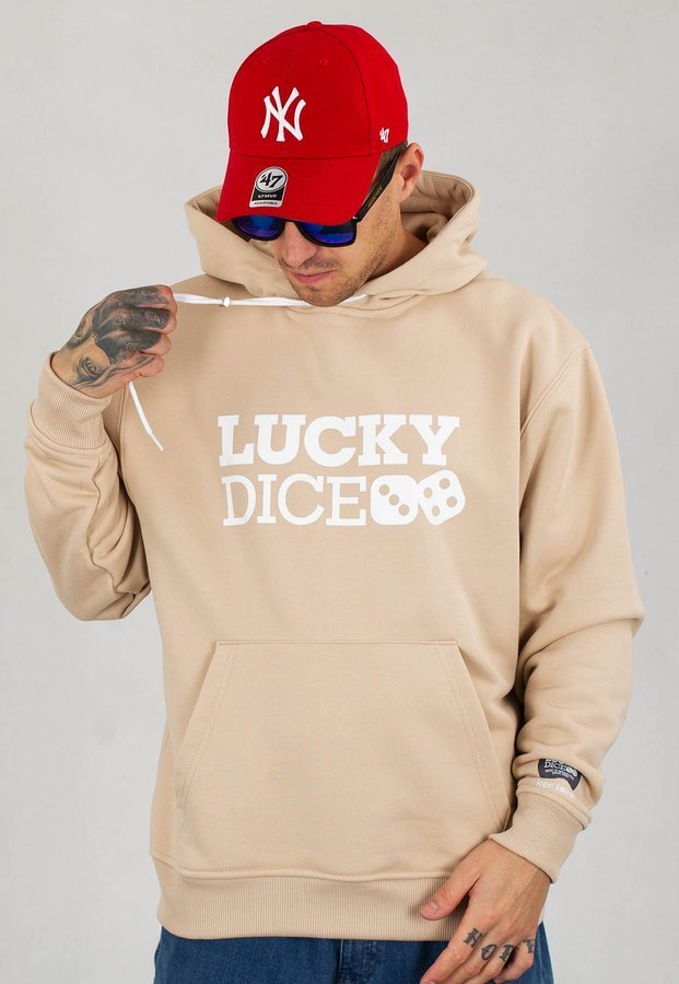 Bluza Lucky Dice Logo One beżowa