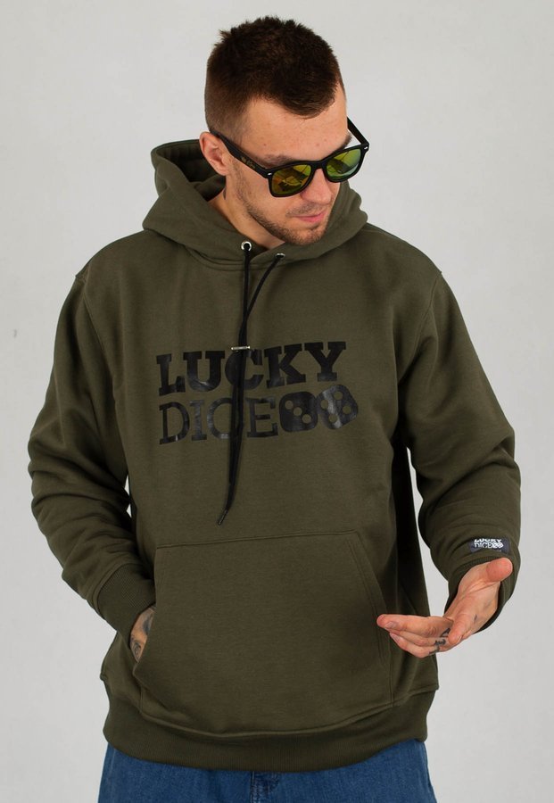 Bluza Lucky Dice Logo One oliwkowa