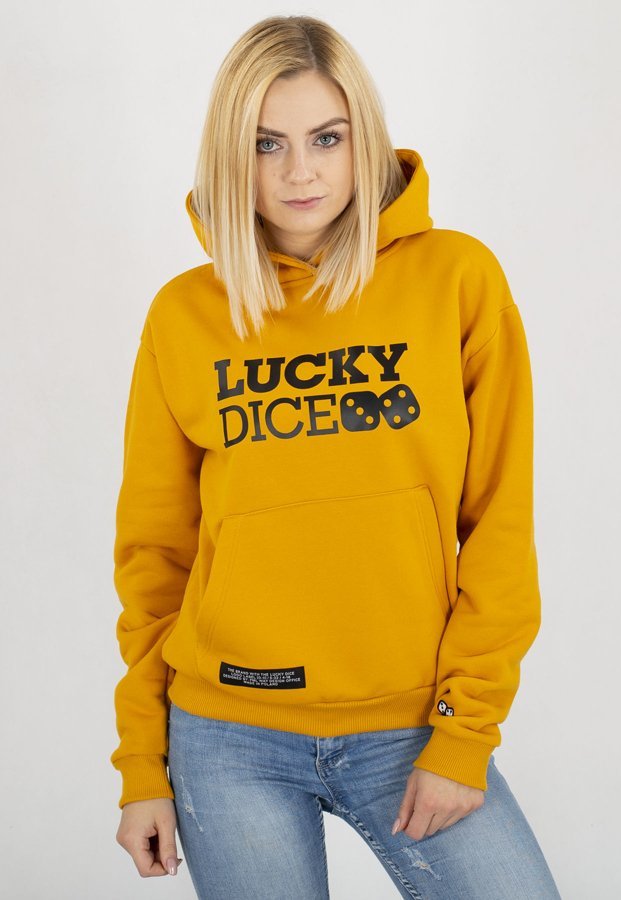 Bluza Lucky Dice Logo miodowa