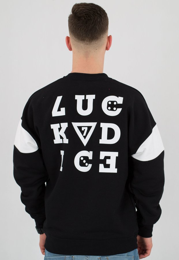 Bluza Lucky Dice Nine Letters czarno biała