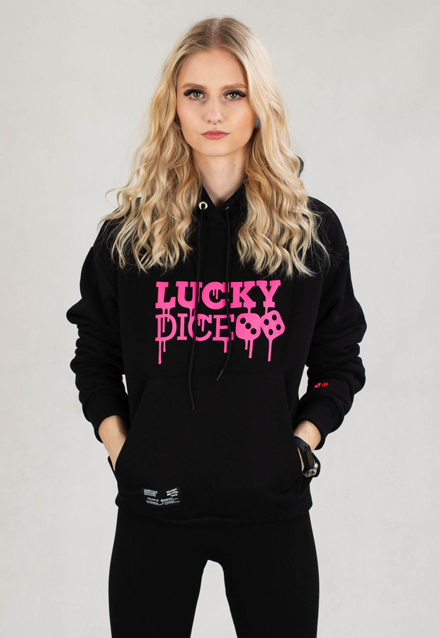 Bluza Lucky Dice Painted Logo czarna
