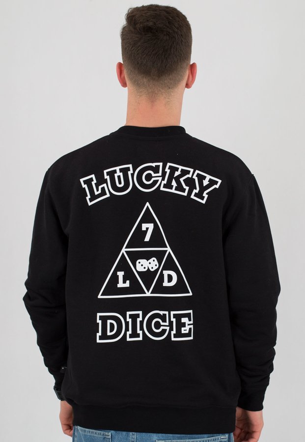 Bluza Lucky Dice Triangle czarna