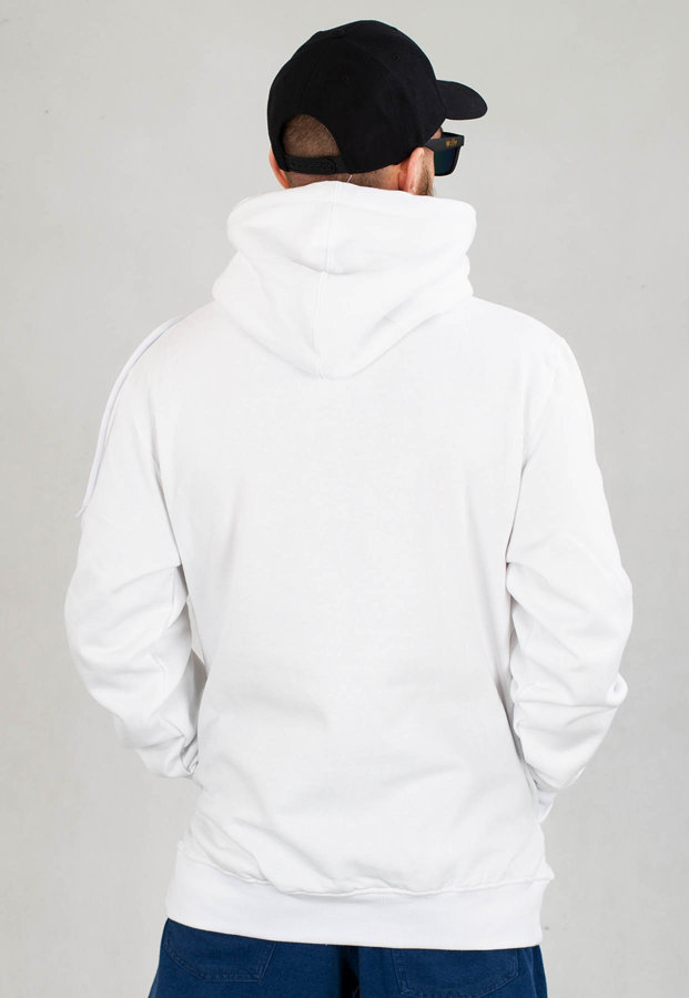 Bluza Mass Hoodie Base Medium Logo biała