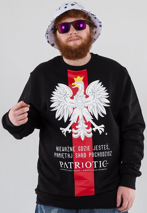 Bluza Patriotic Godło czarna
