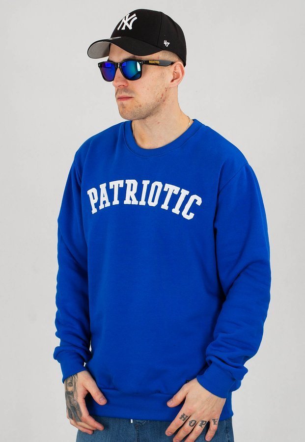 Bluza Patriotic Patch niebieska + CD V.E.T.O. - Drugie Życia Techniczne Gratis!