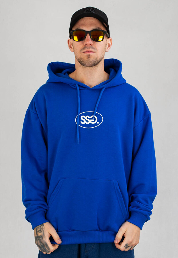 Bluza SSG Oval Frame Basic Logo kobaltowa