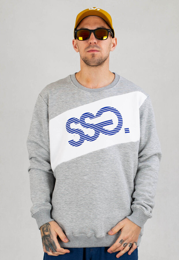 Bluza SSG Striped Logo szara