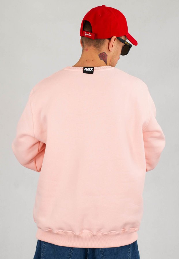 Bluza Stoprocent Big Sto różowo biała