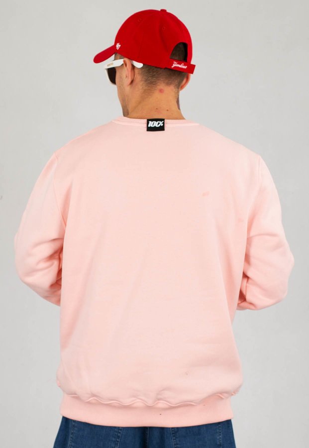 Bluza Stoprocent Big Tag różowo biała