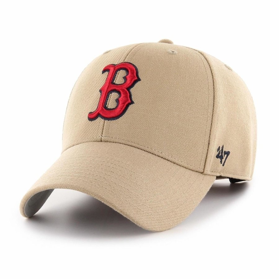 Czapka 47 Brand MLB Boston Red Sox '47 MVP beżowa