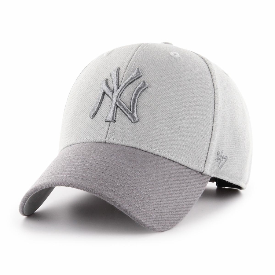 Czapka 47 Brand MLB New York Yankees '47 MVP szara
