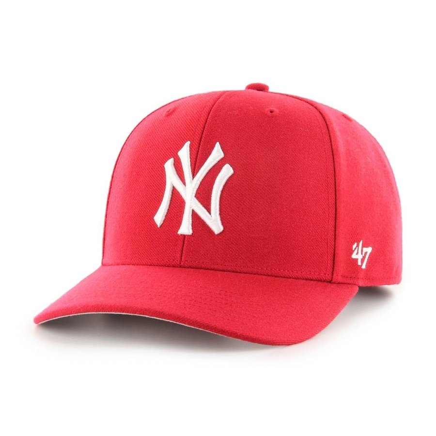 Czapka 47 Brand MLB New York Yankees Cold Zone '47 MVP DP czerwona